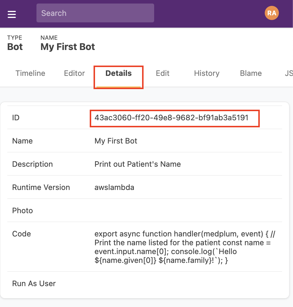 Find your Bot ID Find your Bot ID